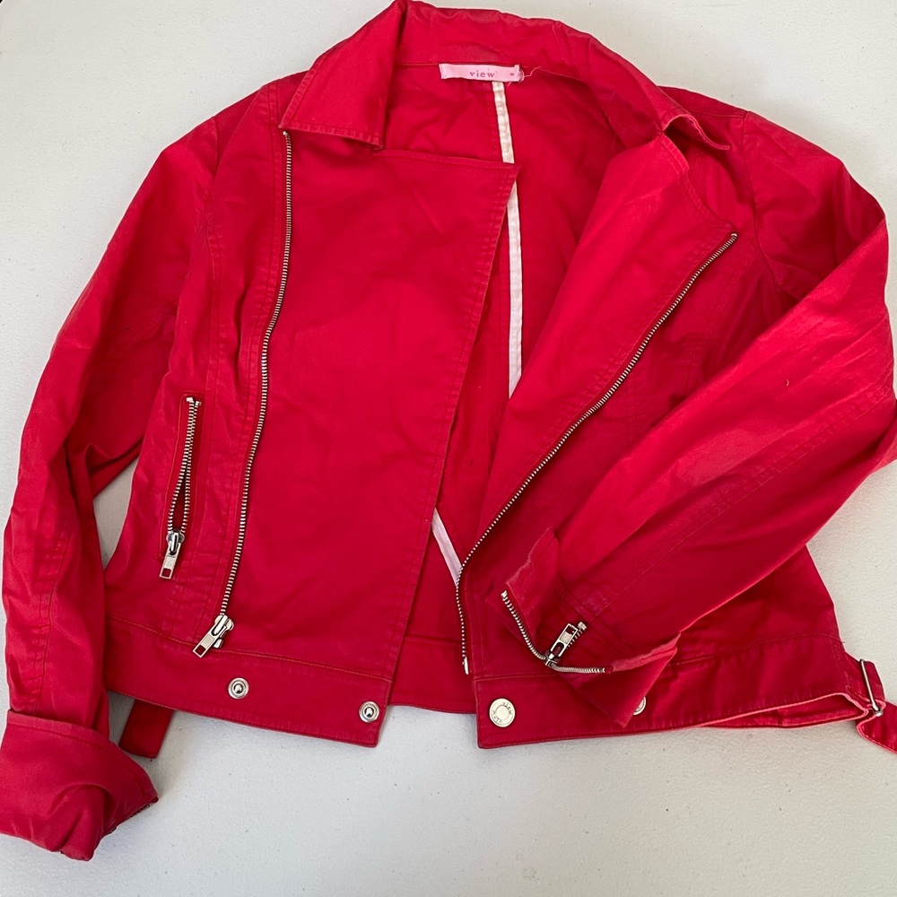 Red jacket